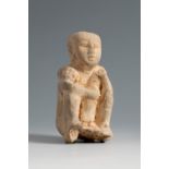 Ithyphallic figure. Egypt, Late Period, 712-332 BC.Limestone.Measurements: 12 x 5.5 x 5 cm.