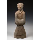 Figure of a lady; Han Dynasty, China, ca. 206 BC to AD 220.Terracotta.Enclosed thermoluminescence by