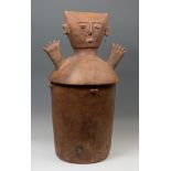 Funerary urn; Magdalena River basin, Colombia, AD 100-800.Terracotta.Attached thermoluminescence