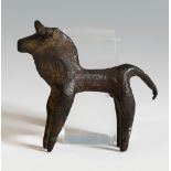 Ex-voto in the form of a bull. Greek culture. Geometric Period, 8th-7th century BC.Bronze.