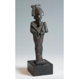 Ancient Egyptian god Osiris, Late Antique, 664-323 BC.Bronze.Provenance: Private collection,