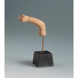 Right arm. Smyrna, 3rd century BC.Terracotta.Provenance: Smyrna, 1895-1905. Collection Paul
