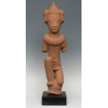 Large figurine; Nok Culture, Nigeria, Africa, 500 BC-500 AD.Terracotta.Thermoluminescence