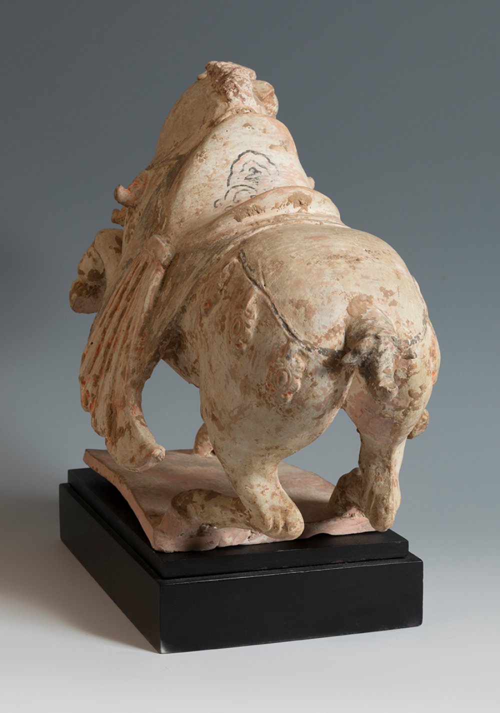 Horse. China. Tang Dynasty, AD 618-907.Terracotta and pigments.Provenance: private collection, A. - Image 4 of 7