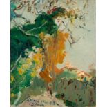 JOAQUÍM MIR TRINXET (Barcelona, 1873 - 1940)."Landscape of L'Aleixar, Tarragona".Oil on canvas.