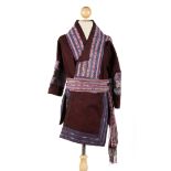 Miao jacket; Ghizhou, China.Embroidered silk.Measurements: 62 cm in lengthThis type of dress is