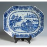 Tray. China, Quianlong, 18th century.Enamelled porcelain.Measurements: 31 x 38 cm.Tray made of