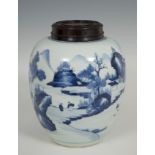 Ginger jar; China, Qing dynasty, 1664-1991.Enamelled porcelain.Measurements: 29 x 22 cm (diameter).