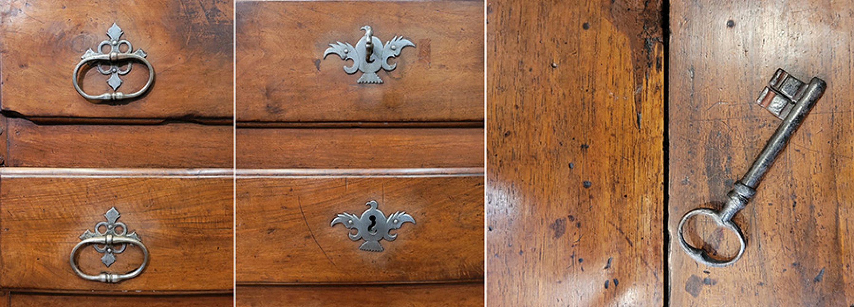 Bureau de Campagne in the Provençal style. France, 18th century.Walnut wood.Measurements: 104 x - Image 4 of 6