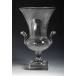 Medici cup BACCARAT. France, first half of the 20th century.Blown glass.Numbering on the reverse.