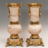 Pair of vases; Napoleon III period, last third of the 19th century.