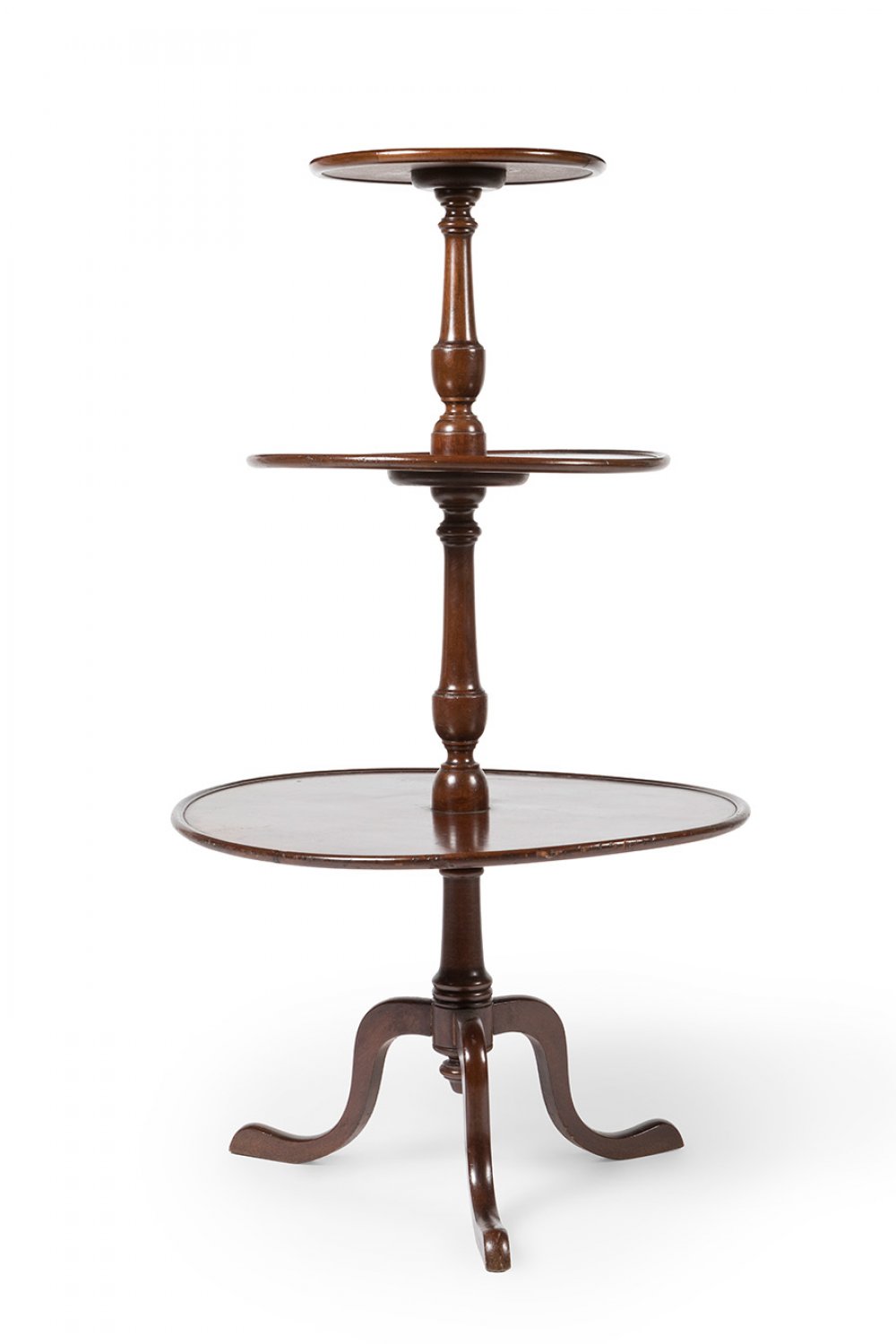 Mute servant on three levels. England, late 19th century.Mahogany wood.Slightly missing at the top. - Image 2 of 5