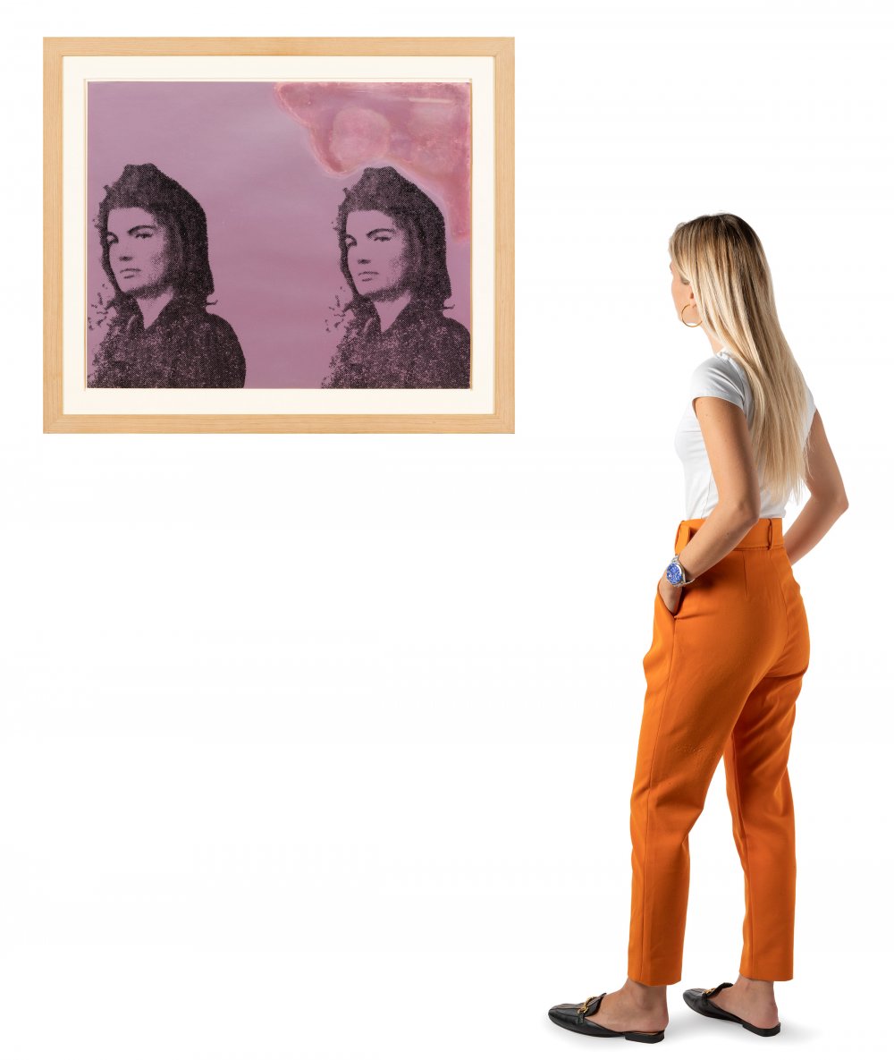 ANDY WARHOL (Pittsburgh, USA, 1928 - New York, USA, 1987)."Jackie Kennedy II", 1966.Silkscreen, copy - Image 2 of 5