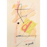 "A. R. PENCK"; RALF WINKLER (Dresden, Germany; 1939- Switzerland, 2017).Untitled.Marker pen on