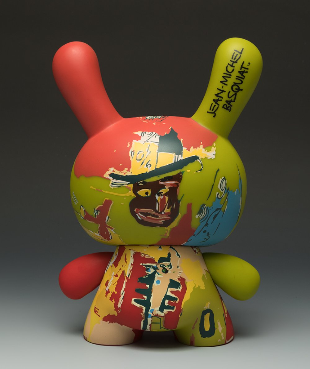 JEAN-MICHEL BASQUIAT (New York, USA, 1960 - 1988) for DUNNY KIDROBOT.Untitled.Vinyl.With stamped - Image 4 of 5