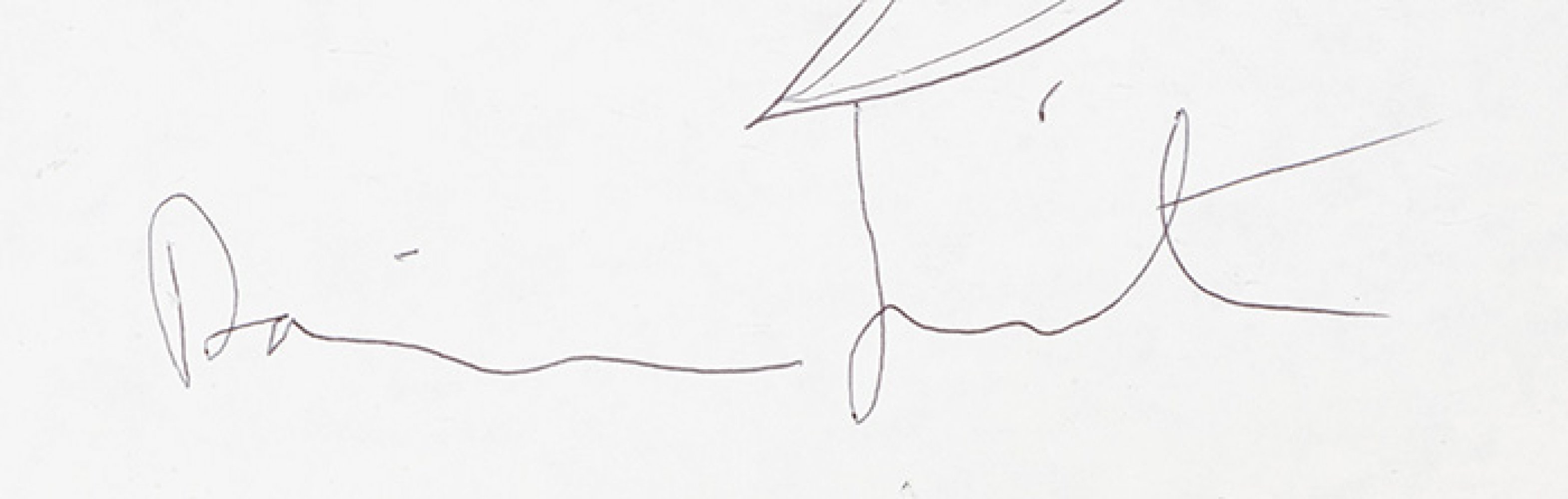 DAMIEN HIRST (Bristol, United Kingdom, 1965)."Shark, New York, 20.07.2007.Ink on paper.Signed, dated - Image 3 of 4