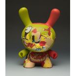 JEAN-MICHEL BASQUIAT (New York, USA, 1960 - 1988) for DUNNY KIDROBOT.Untitled.Vinyl.With stamped