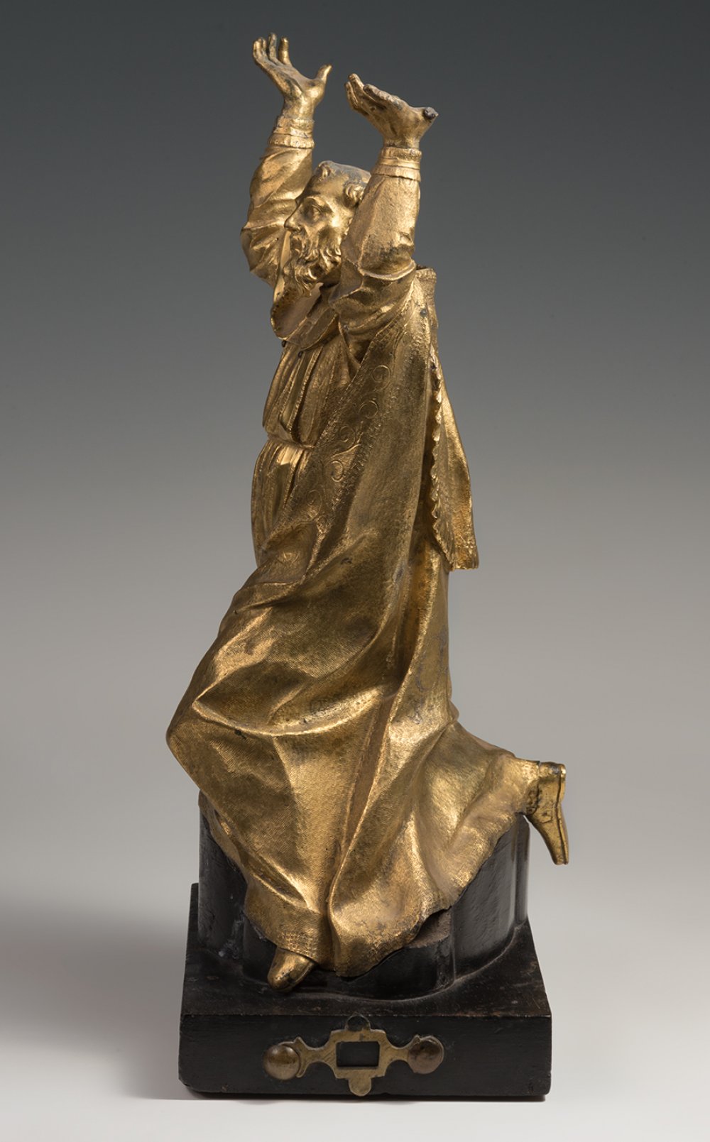 Circle of ALESSANDRO ALGARDI (Bologna, 1595 - Rome,1654).Gilded bronze.It has a base from a later - Image 4 of 7