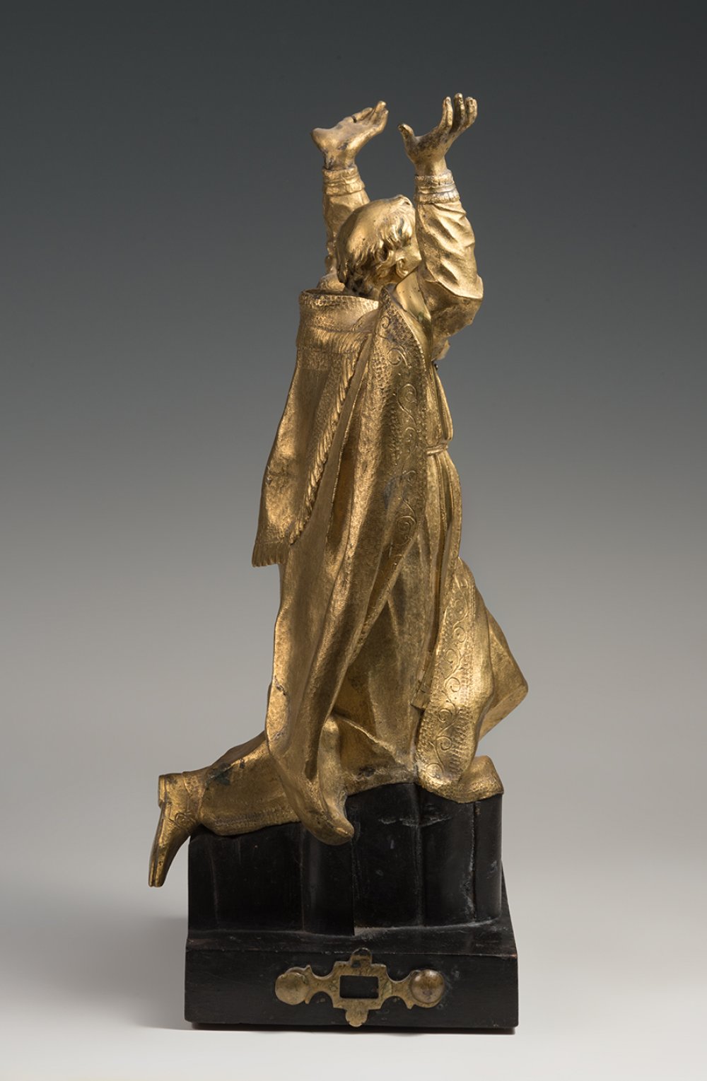 Circle of ALESSANDRO ALGARDI (Bologna, 1595 - Rome,1654).Gilded bronze.It has a base from a later - Image 3 of 7