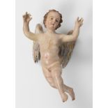 Neapolitan school of the 18th century."Angel".Carved and polychrome wood.It presents faults in the