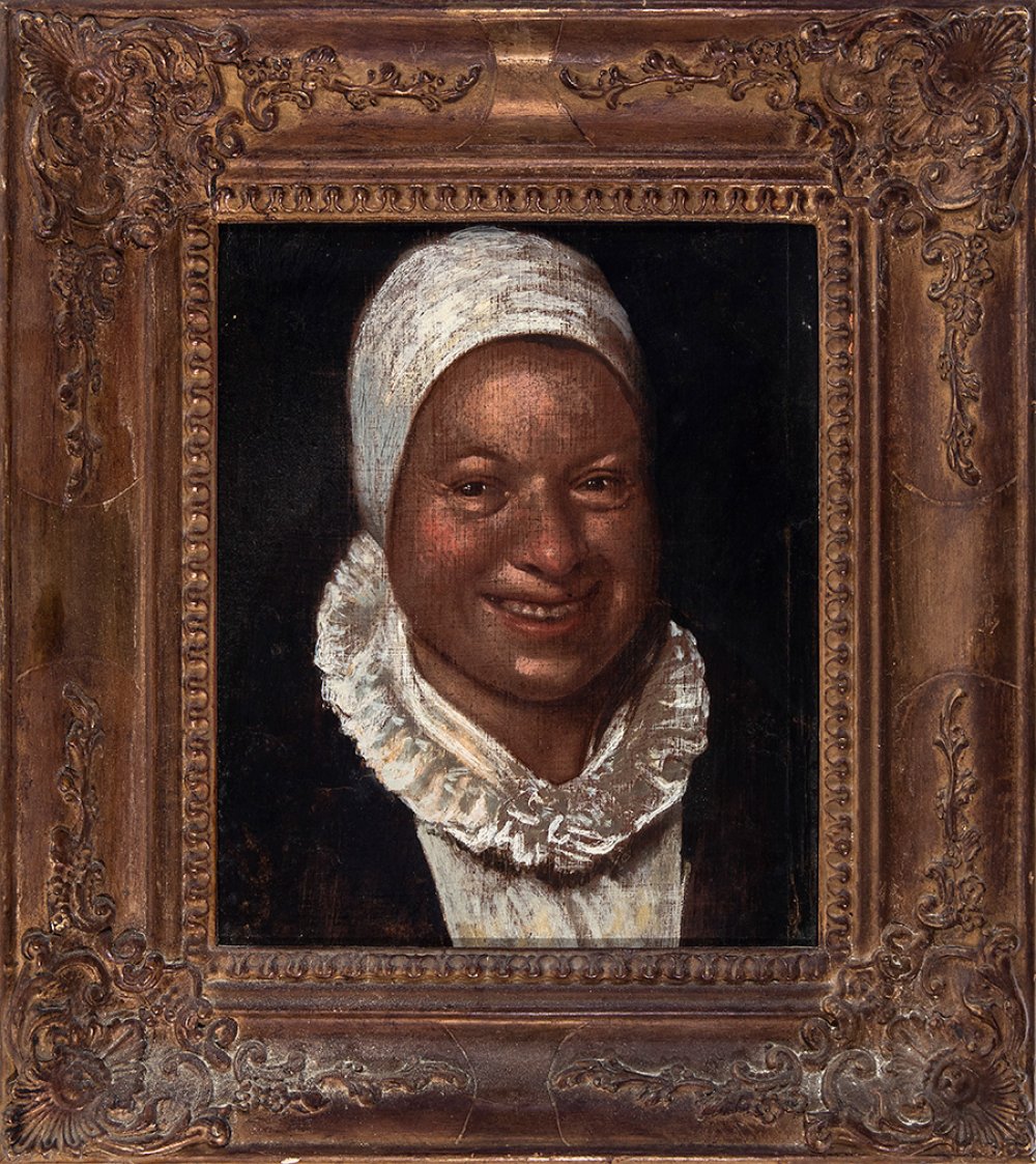 Modelled on ADRIAEN BROUWER (Belgium, 1605 - 1638), late 19th century."Woman.Oil on canvas.Size: - Image 2 of 3