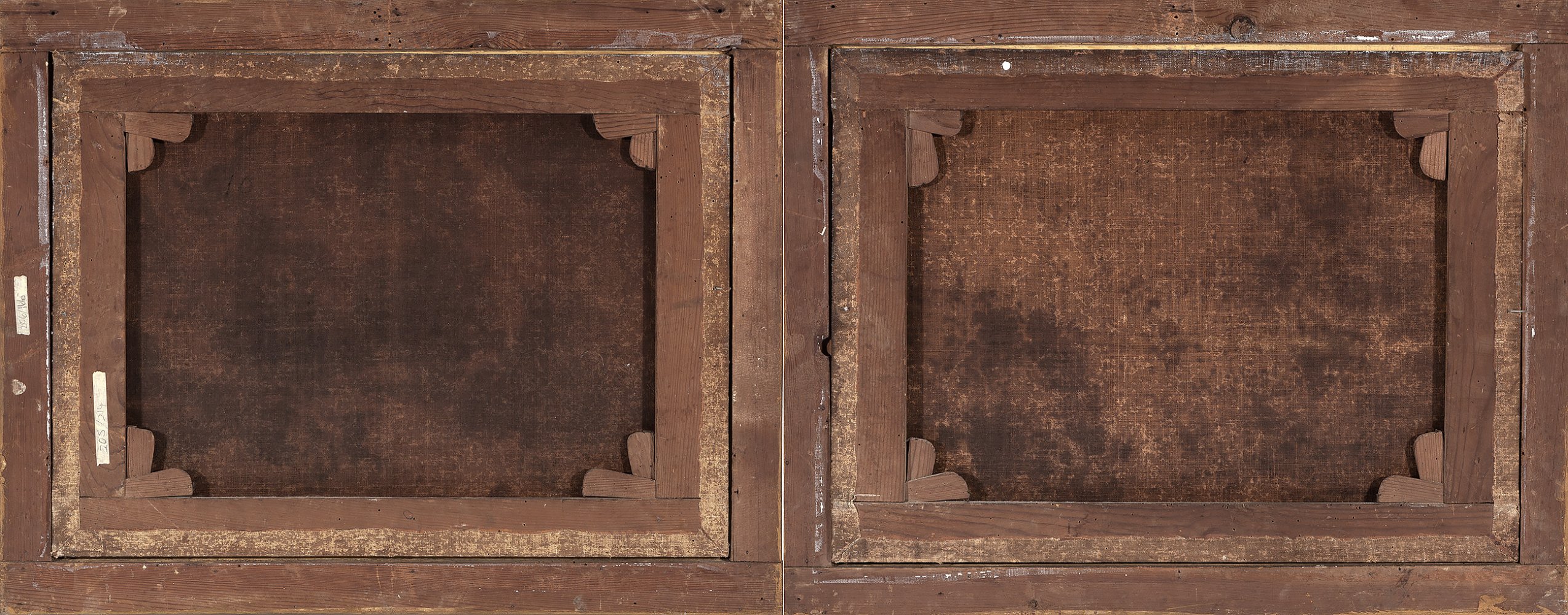 Flemish school of the 17th century.Pair of "Country scenes".Oil on canvas.With documentation of Fine - Image 4 of 7