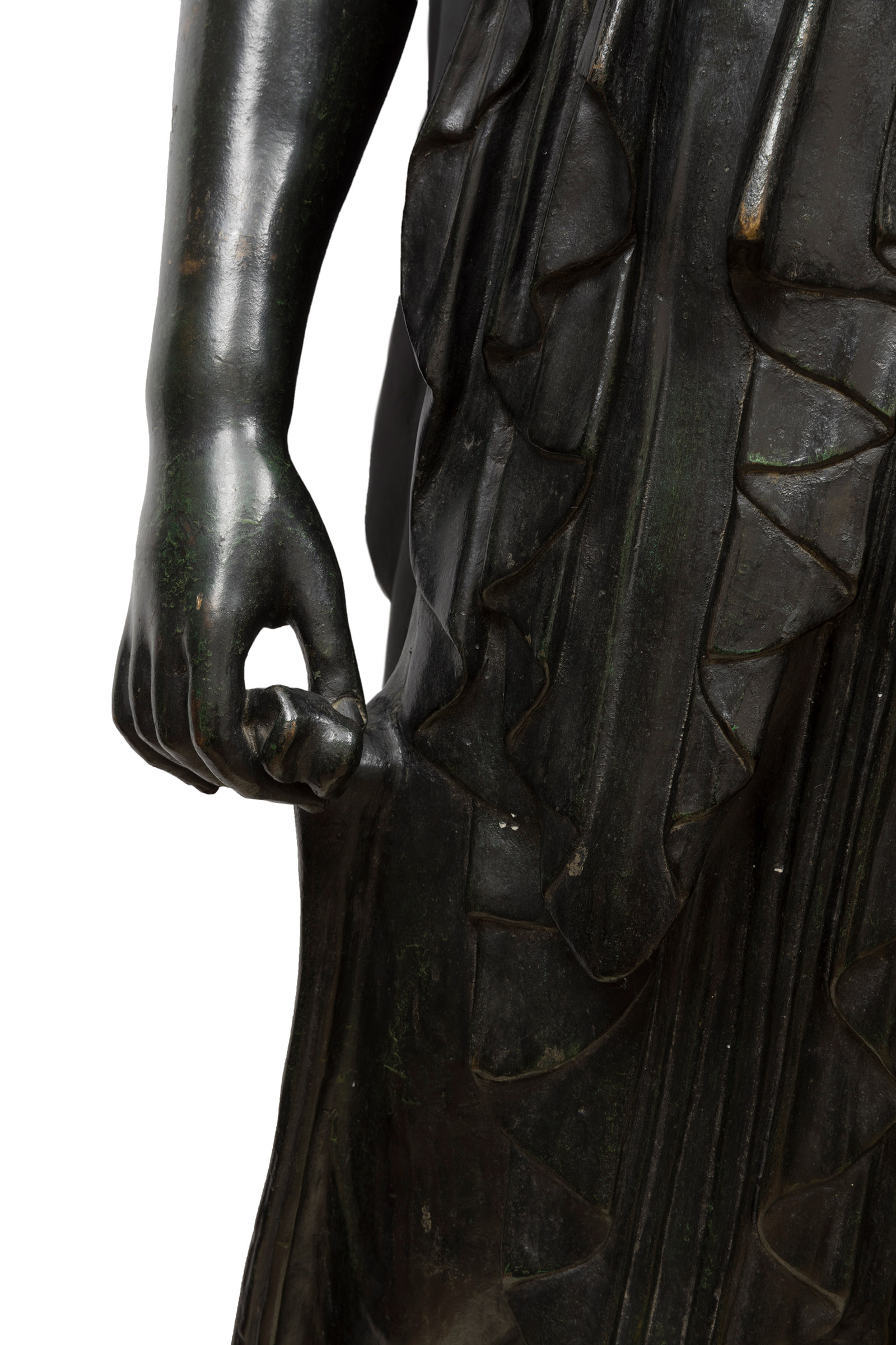 Italian school; late 18th century."Diana".Bronze.Measurements: 108 x 39 x 43 cm.Italian sculpture - Image 2 of 7
