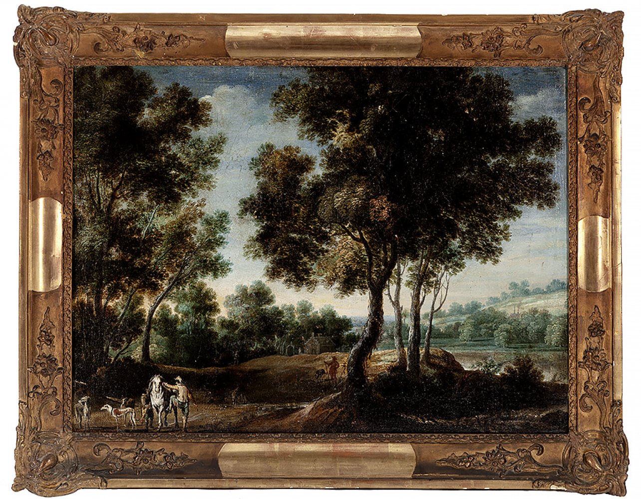 Flemish school of the 17th century.Pair of "Country scenes".Oil on canvas.With documentation of Fine - Image 6 of 7