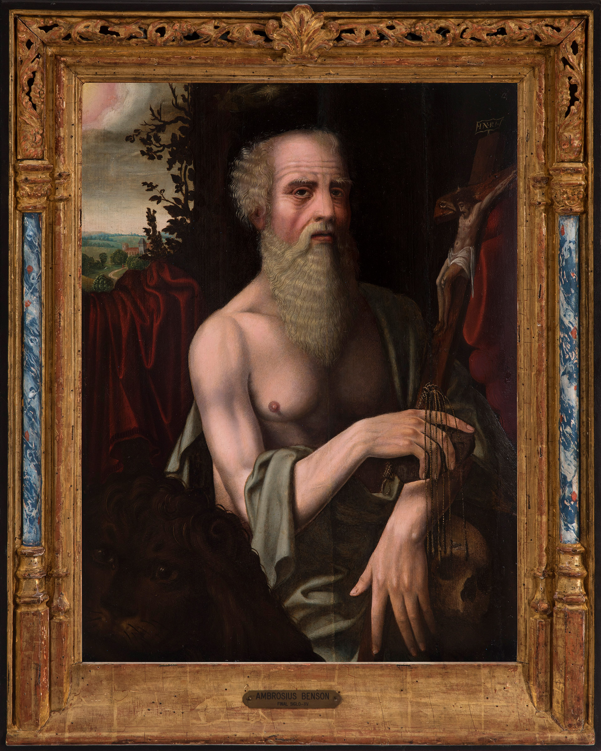 Flemish school; 16th century."Saint Jerome.Oil on panel.Measures: 64 x 48 cm.In this work the artist - Image 6 of 7
