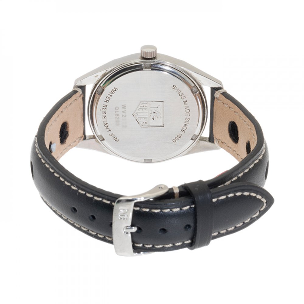 TAGHEUER Reedition watch mod. WV2112, ref. QL8293, for men/Unisex.In steel. Circular case with ivory - Image 3 of 3