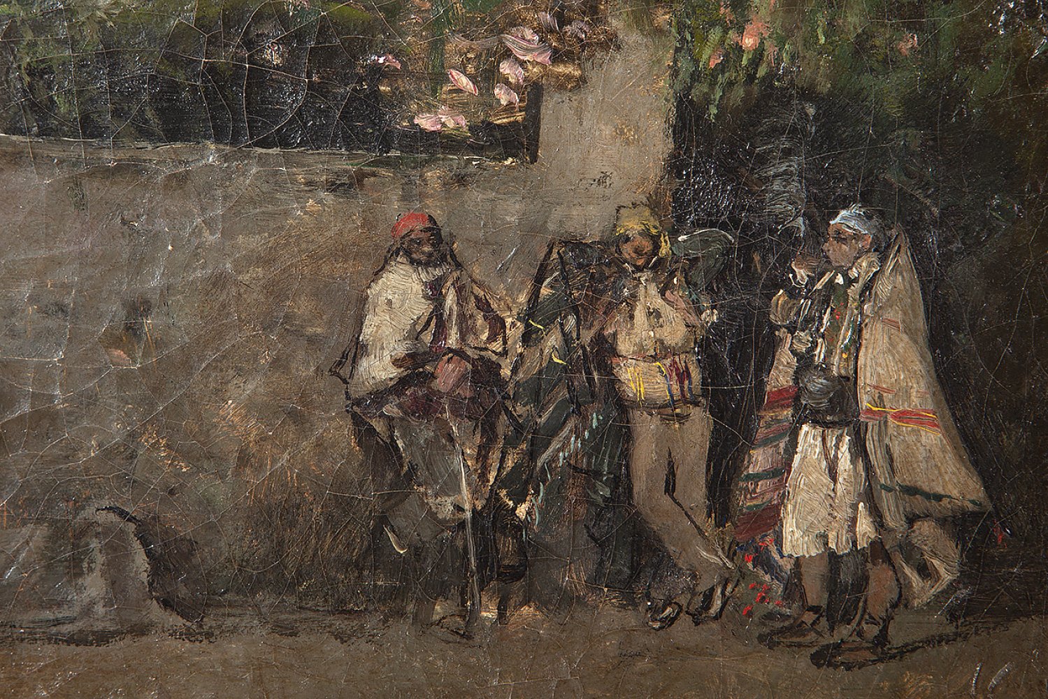 IGNACIO PINAZO CAMARLENCH (Valencia, 1849 - Godella, Valencia, 1916)."Albaes", 1887.Oil on panel. - Image 3 of 5