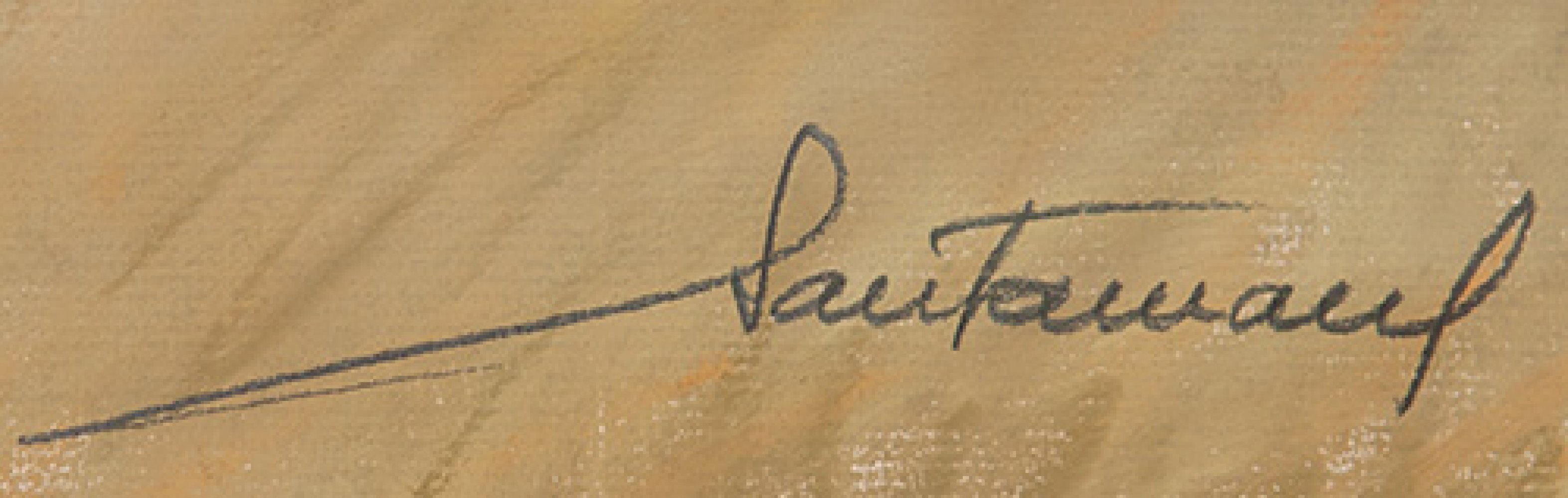FELIPE SANTAMANS AÑO (Guadasuar, Valencia, 1951)."La Gitana".Pastel on card.Signed in the lower - Image 4 of 5