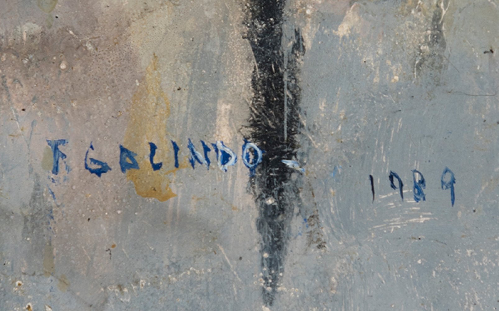 FLORENCIO GALINDO DE LA VARA (Adanero, 1947 - Avila, 28 October 2016)."Palomar. 1989.Oil on panel. - Image 2 of 6