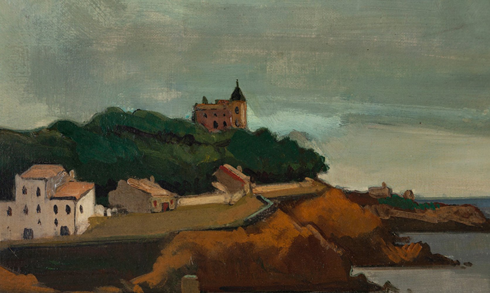 RAFAEL DURANCAMPS I FOLGUERA (Sabadell, 1891 - Barcelona, 1979)."Cadaqués".Oil on canvas.Signed in - Image 3 of 7