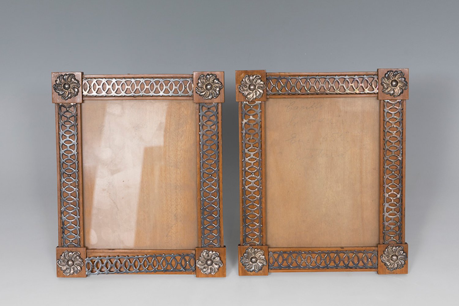 Pair of neoclassical frames; Goa, 19th century.SatinwoodProvenance: private collection conceived - Image 3 of 4