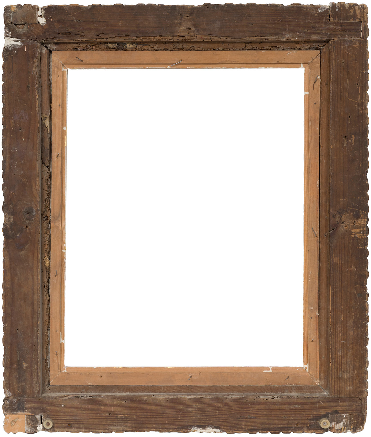 Frame; Spain, 17th century.Carved and gilded wood.It shows faults and restorations.It shows damage - Image 2 of 6