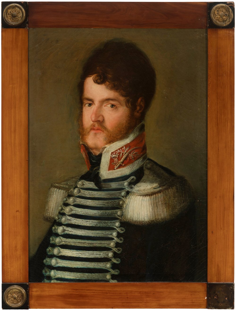 Attributed to AGUSTÍN ESTEVE (Valencia, 1753 - 1820)."Portrait of Don Genaro de Perellós y - Image 6 of 7