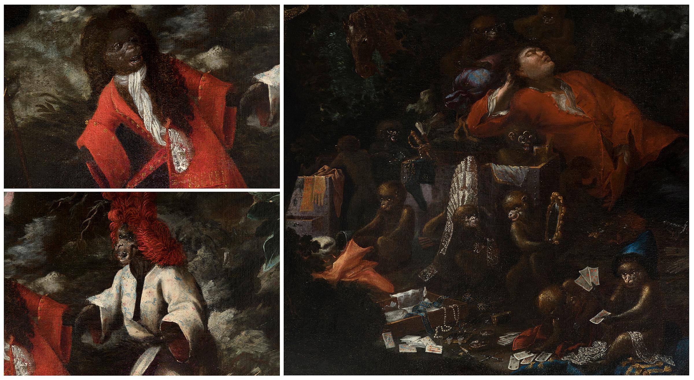 Flemish school; circa 1680."Vanitas".Oil on canvas.Attached export permit.Inscriptions on the back. - Image 7 of 7