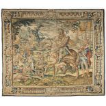 Tapestry. Brussels, second third of the 17th century.Wool.With slight restorations.Signed.