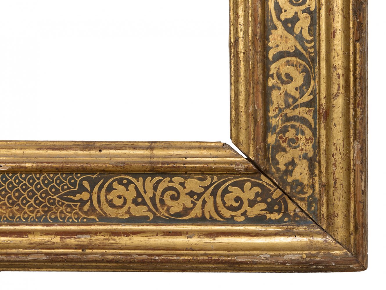 Frame; Italy, 16th century.Carved and stewed wood.Provenance: private collection conceived since the - Image 4 of 6