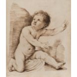 Circle by GUIDO RENI (Calvenzano di Vergato, Bologna, 1575 - Bologna, 1642); 18th century."Child