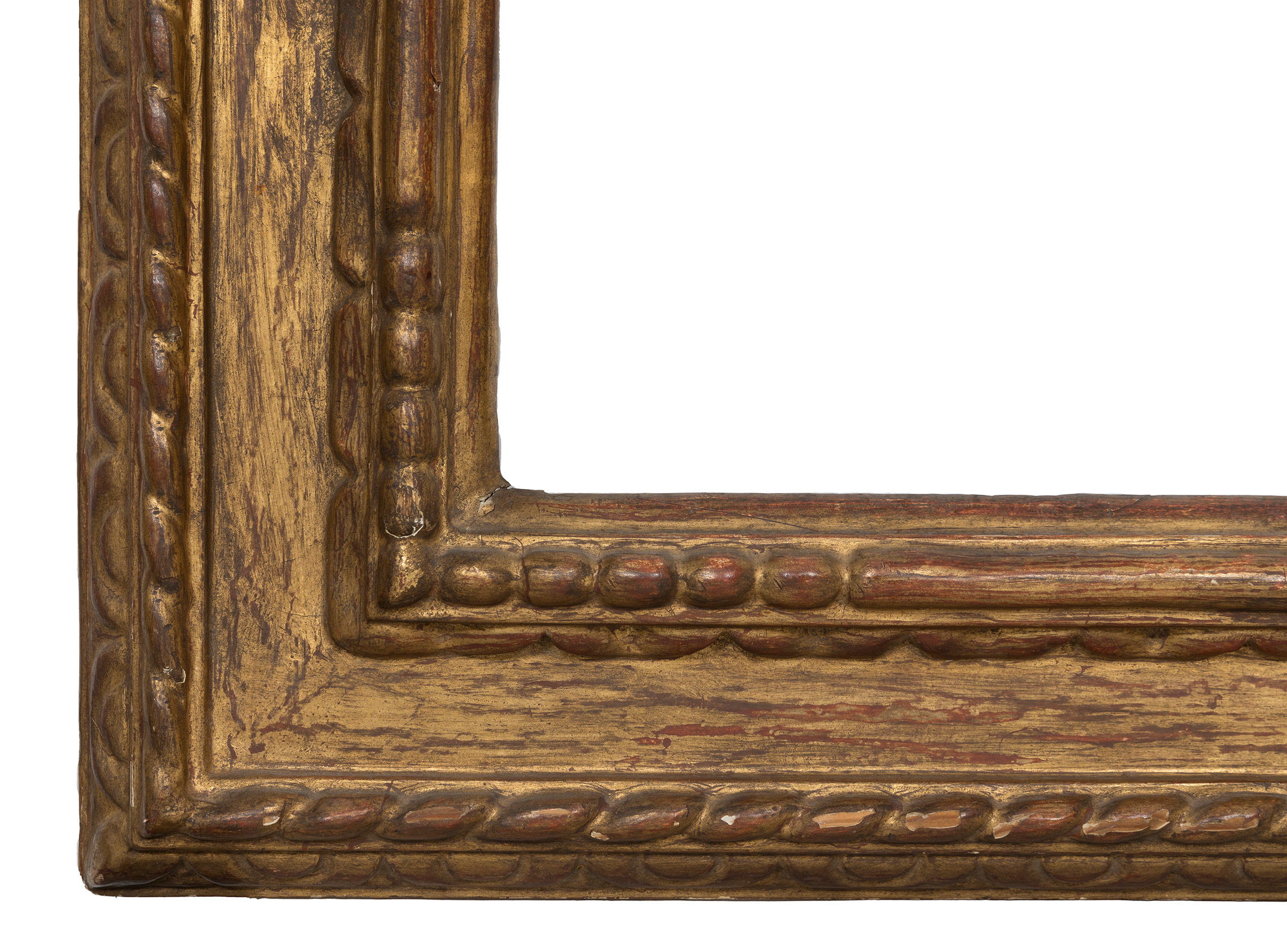 Frame; Spain, second third of the 17th century.Carved and gilded wood.Provenance: private collection - Image 2 of 6