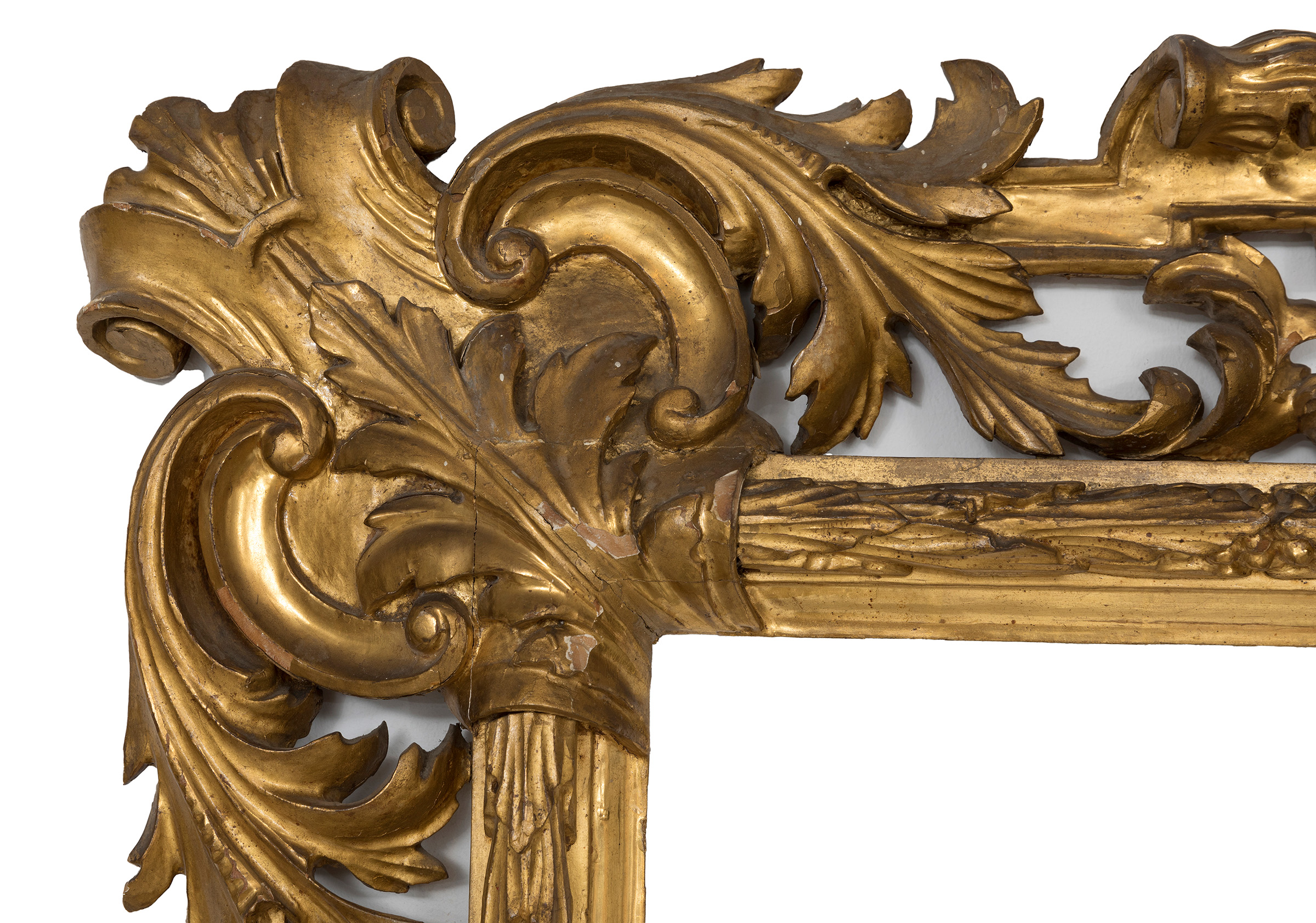 Frame; Italy, circa 1725.Carved and gilded wood.Provenance: private collection conceived from the - Image 2 of 6