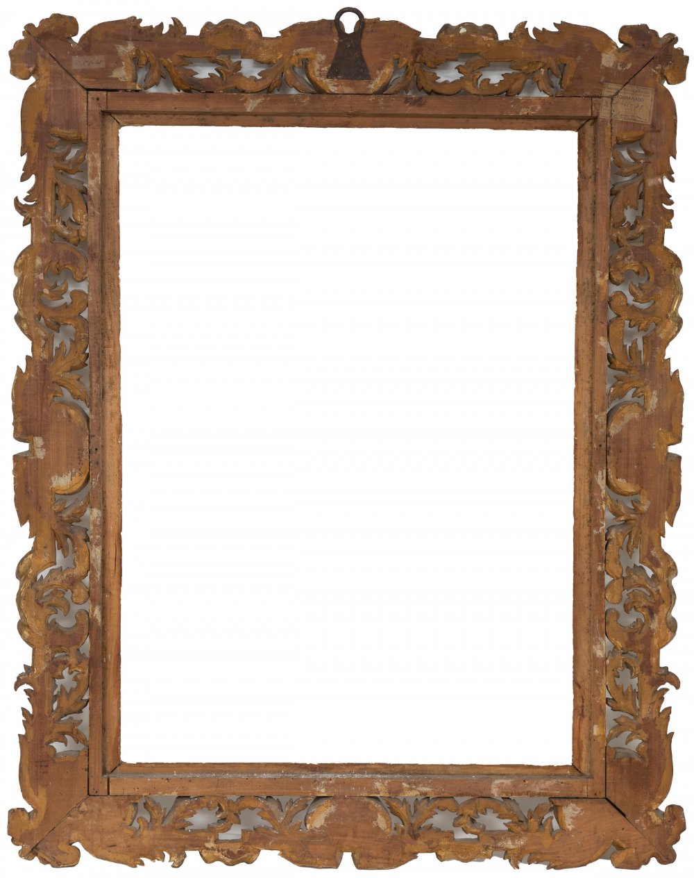 Frame; Italy, circa 1725.Carved and gilded wood.Provenance: private collection conceived from the - Image 3 of 6