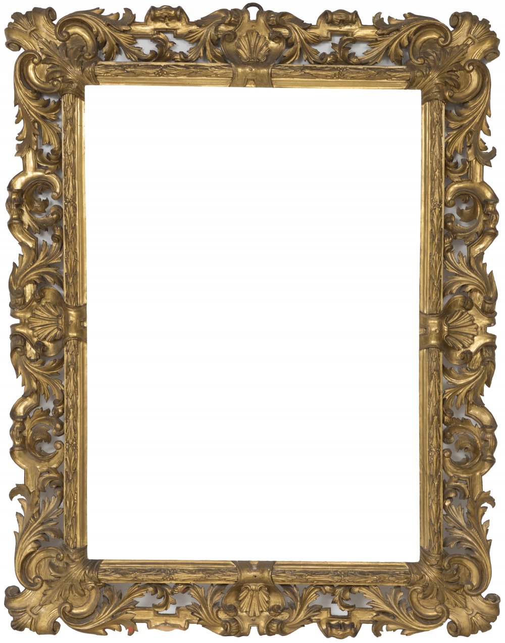 Frame; Italy, circa 1725.Carved and gilded wood.Provenance: private collection conceived from the