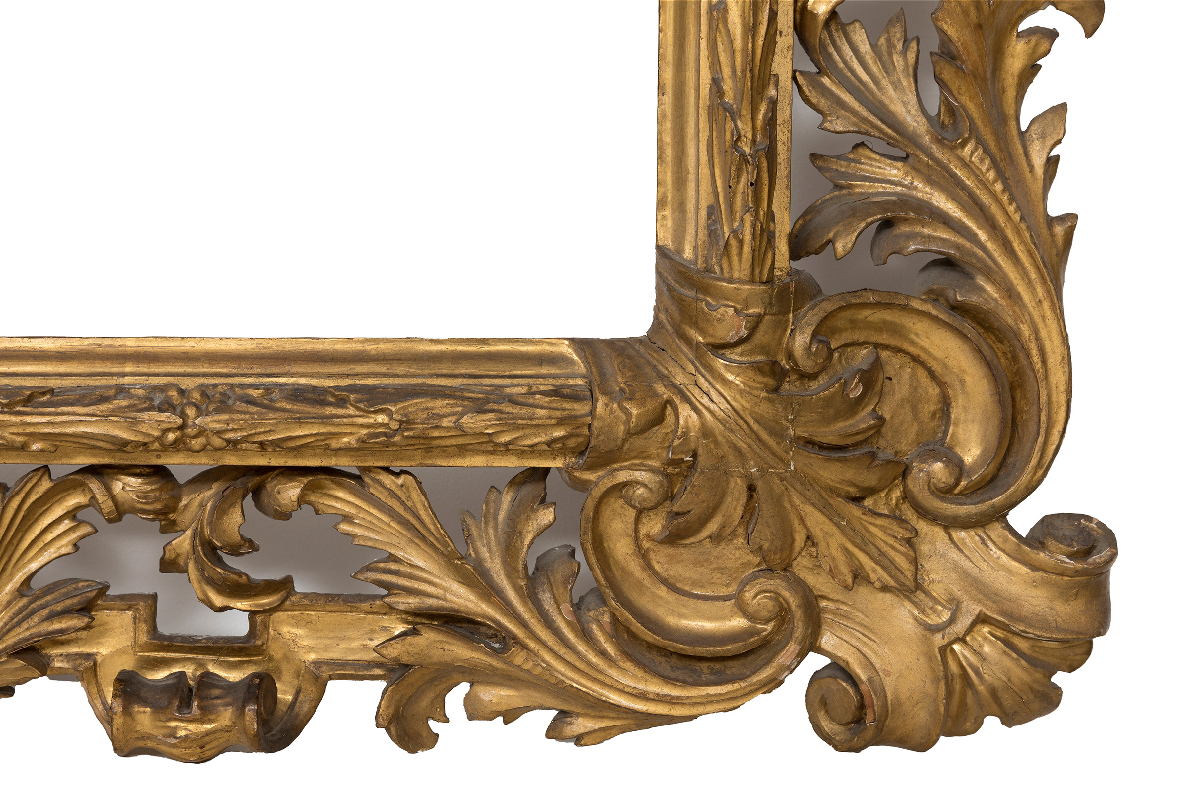 Frame; Italy, circa 1725.Carved and gilded wood.Provenance: private collection conceived from the - Image 4 of 6