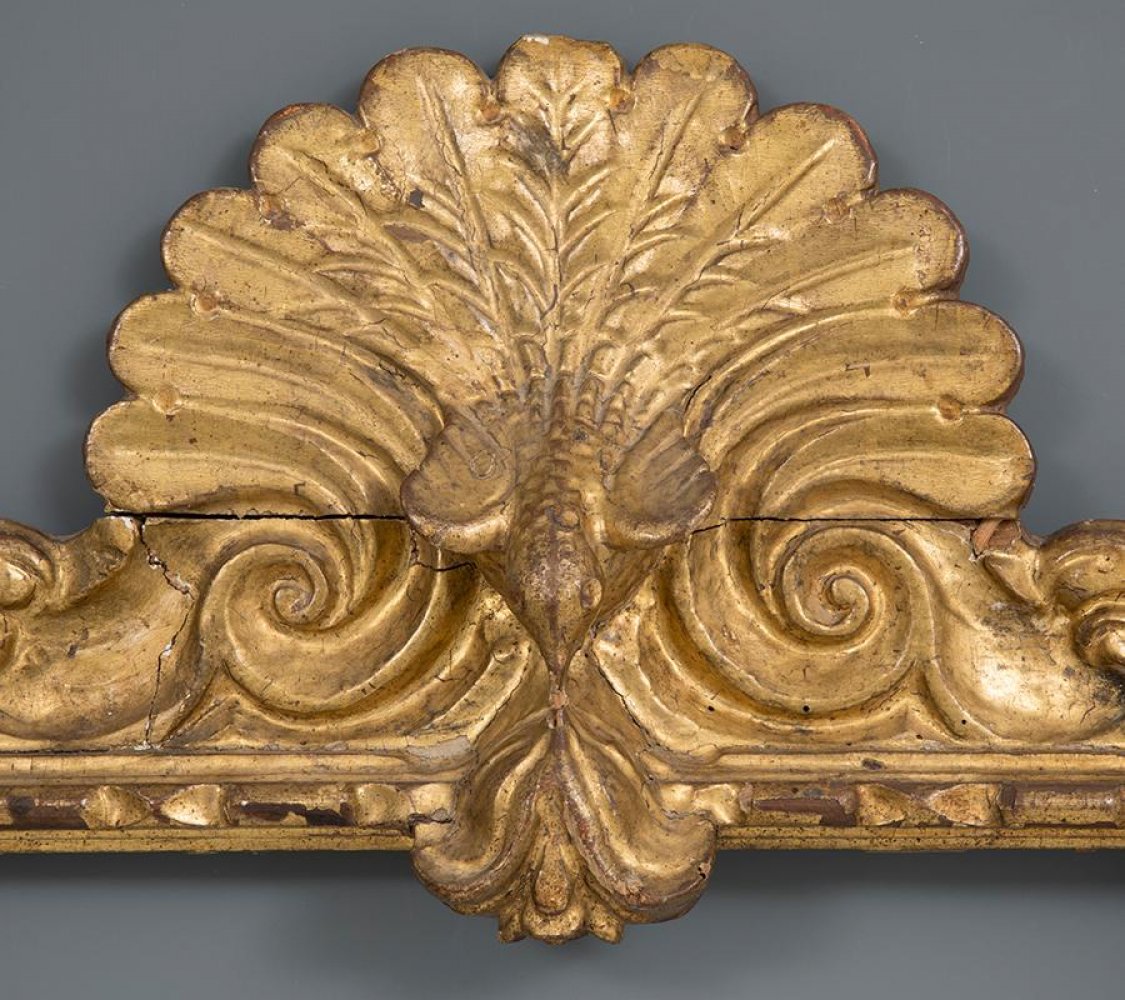 Frame; Novo-Hispanic school; late 17th century.Carved and gilded wood.Slightly damaged.Provenance: - Image 5 of 5