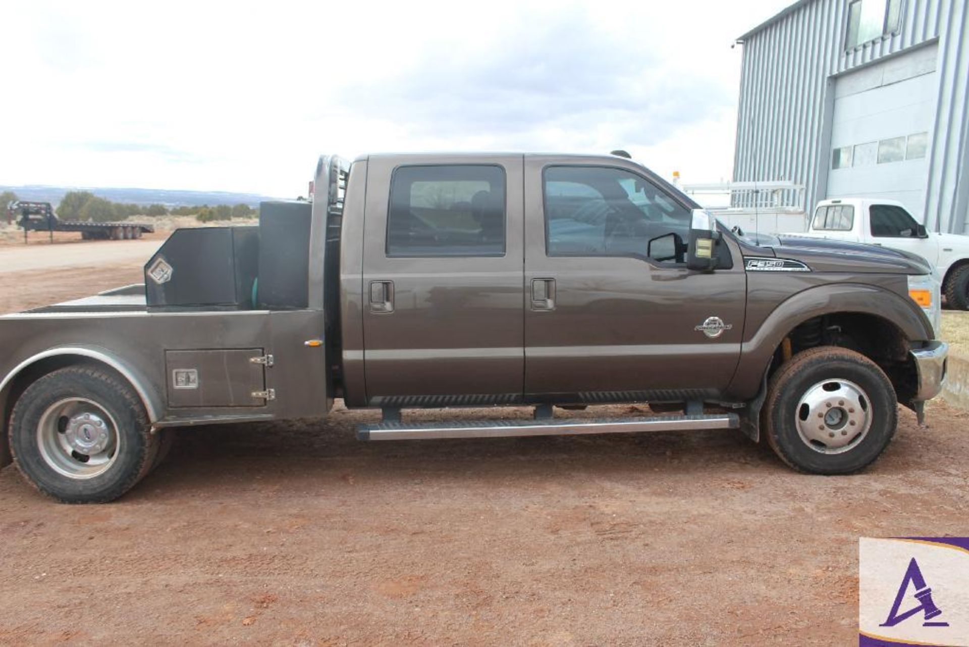 2015 Ford F350 4X4 Flatbed Pickup Truck - Image 6 of 29