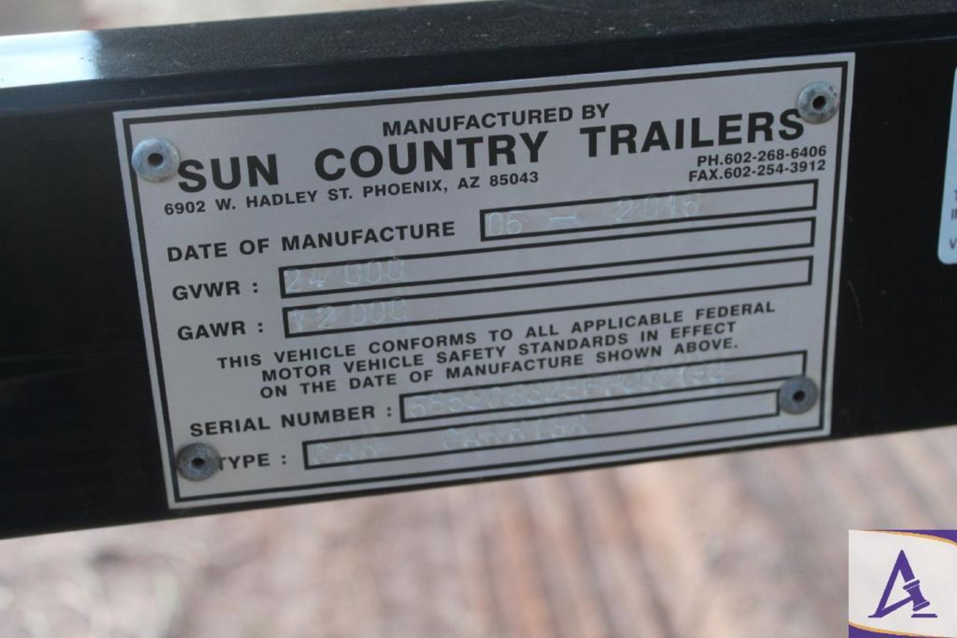2015 Sun Country Gooseneck Drop Deck Trailer - Image 21 of 22
