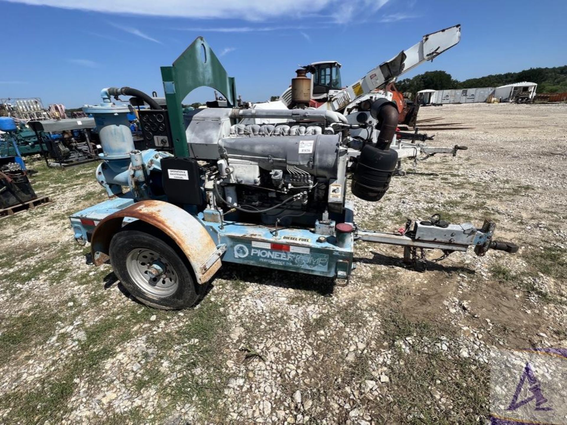 2013 Pioneer Water Transfer Pump, powered by Duetz 6-cyl. diesel engine